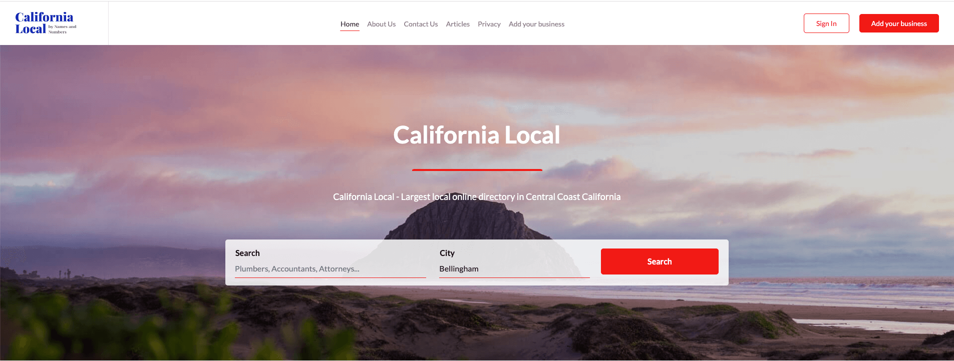 California Local home page